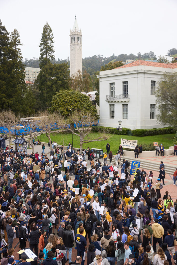 Picture from the UC Berkeley Defend our education Rally on March 19
